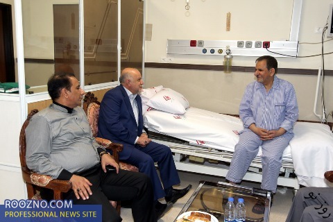 معاون اول رییس جمهور در بیمارستان/عکس