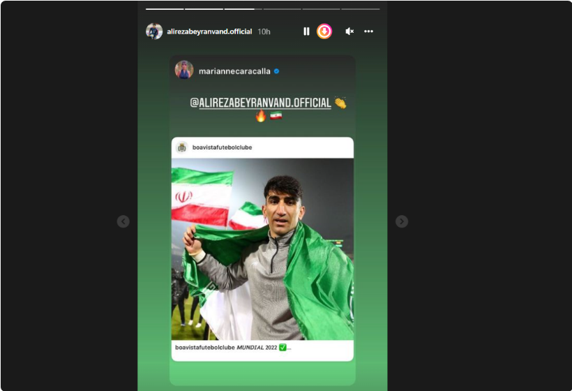 دوست دختر لبنانی علیرضا بیرانوند لو رفت/عکس