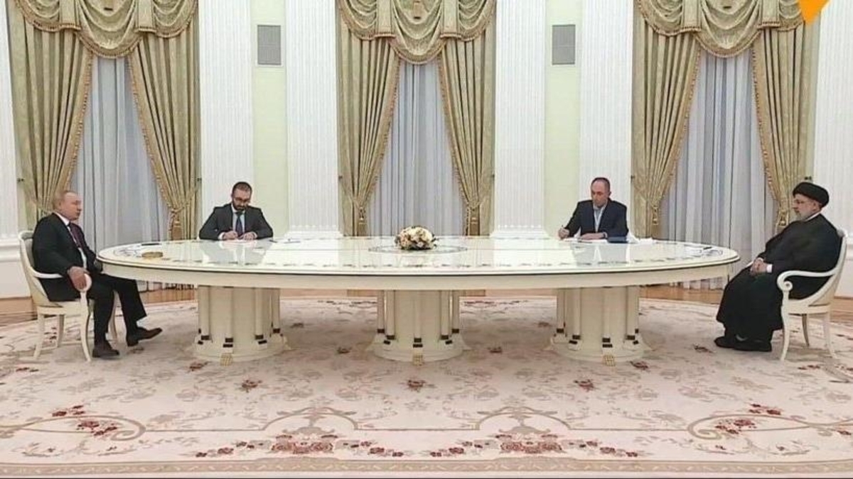 علت میز بزرگ ملاقات رئیسی و پوتین: هیات ایرانی زیر بار تست PCR روس ها نرفت/ 25 میلیارد دلار قرار داد بسته شد