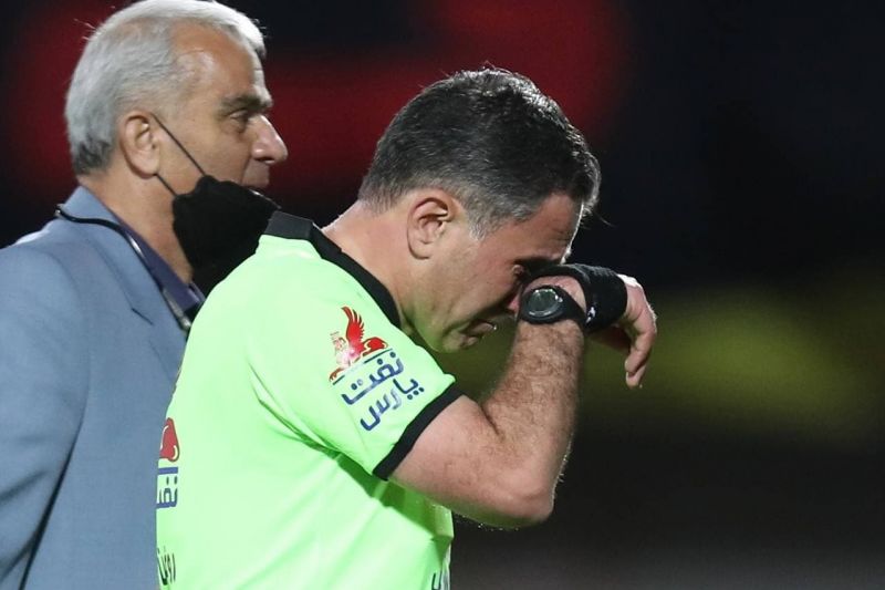 اشک‌های آقای داور پس از باخت پرسپولیسی ها