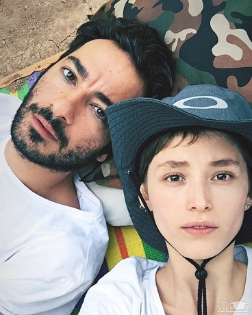 خوابیدن فرشته حسینی بغل نوید محمدزاده/عکس خوابیدن فرشته حسینی بغل نوید محمدزاده/عکس