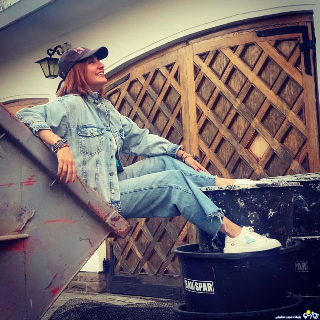 عکس جدید مهناز افشار روی سطل زباله!