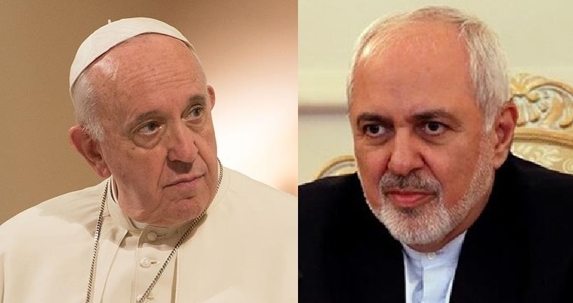 ظریف با پاپ فرانسیس دیدار کرد ظریف با پاپ فرانسیس دیدار کرد