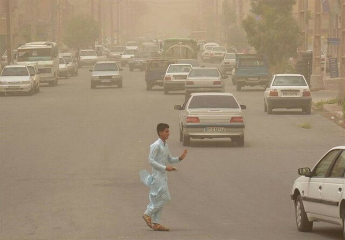 غلظت غبار در هوای زاهدان به ۵۱ برابر حد مجاز رسید