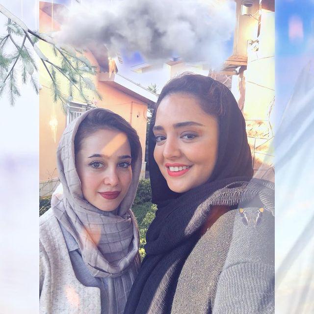 نرگس محمدی و تبریک تولد الناز حبیبی /عکس نرگس محمدی و الناز حبیبی