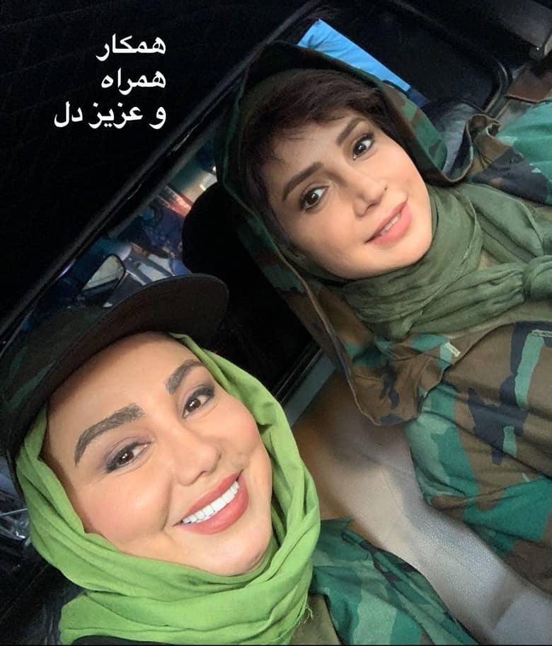 بهنوش بختیاری و شبنم قلی خانی با لباس پلنگ/عکس بهنوش بختیاری و شبنم قلی خانی با لباس پلنگ/عکس