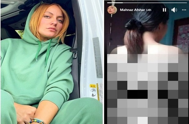 ماجرای استوری مستهجن فیسبوک مهناز افشار/عکس
