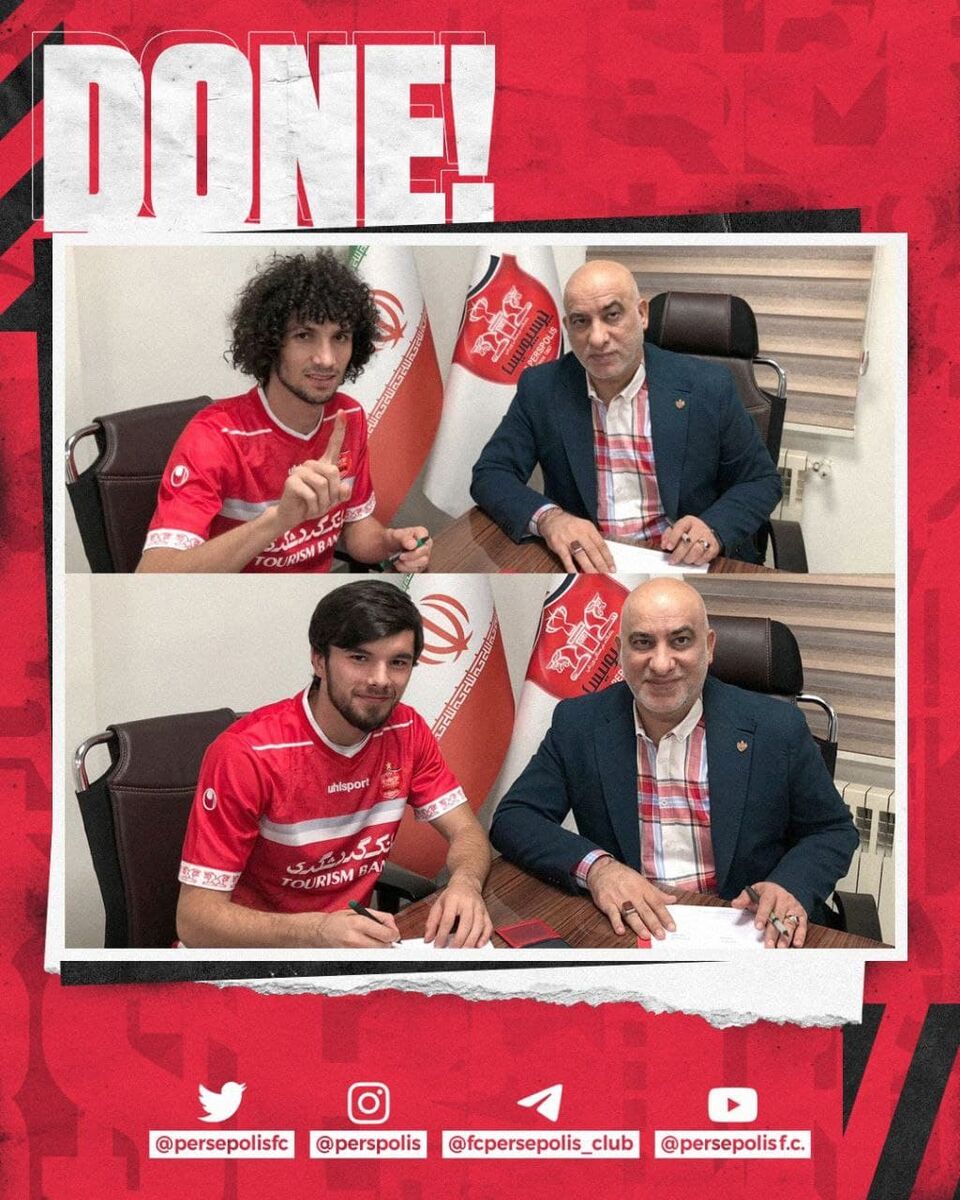 دو ملی پوش پرسپولیسی شدند