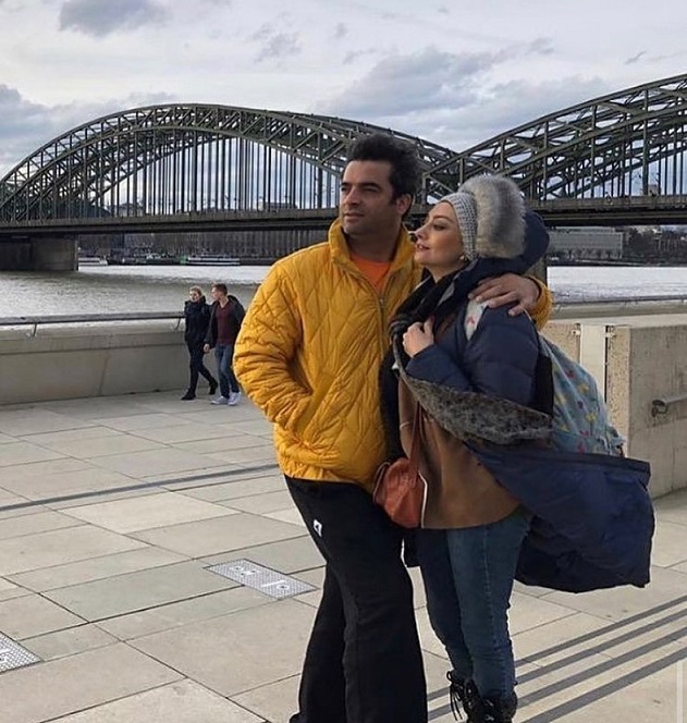 عکس عاشقانه یکتا ناصر در آغوش آقای کارگردان عکس عاشقانه یکتا ناصر در آغوش آقای کارگردان