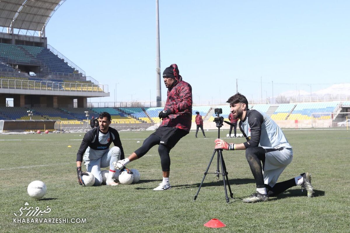 اقدام عجیب بیرانوند در تمرین پرسپولیس