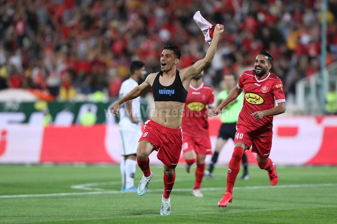 خوشحال ترین ستاره پرسپولیس پس از برد