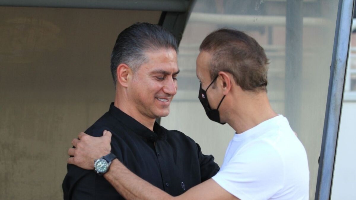 برخورد جالب گل محمدی با جدا شده بزرگ پرسپولیس