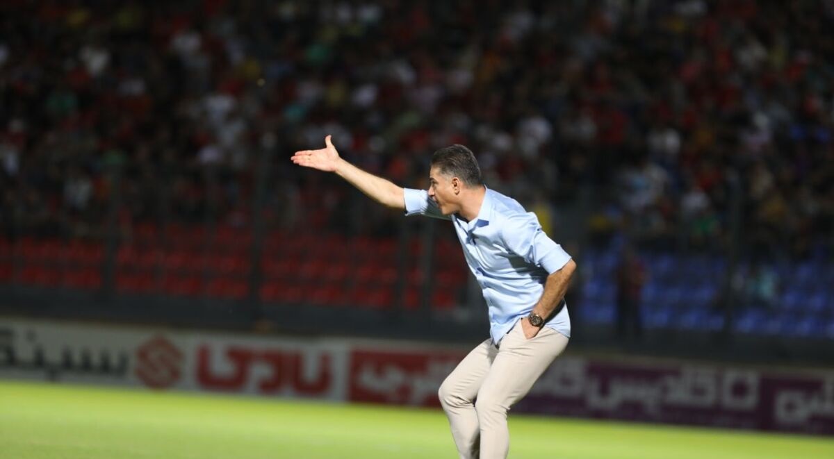 خشم عجیب سرمربی پرسپولیسی