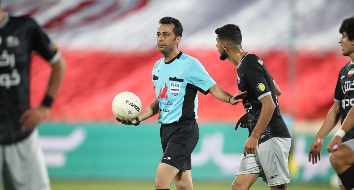 محرومیت بی‌سروصدای داور دیدار جنجالی پرسپولیس - تراکتور