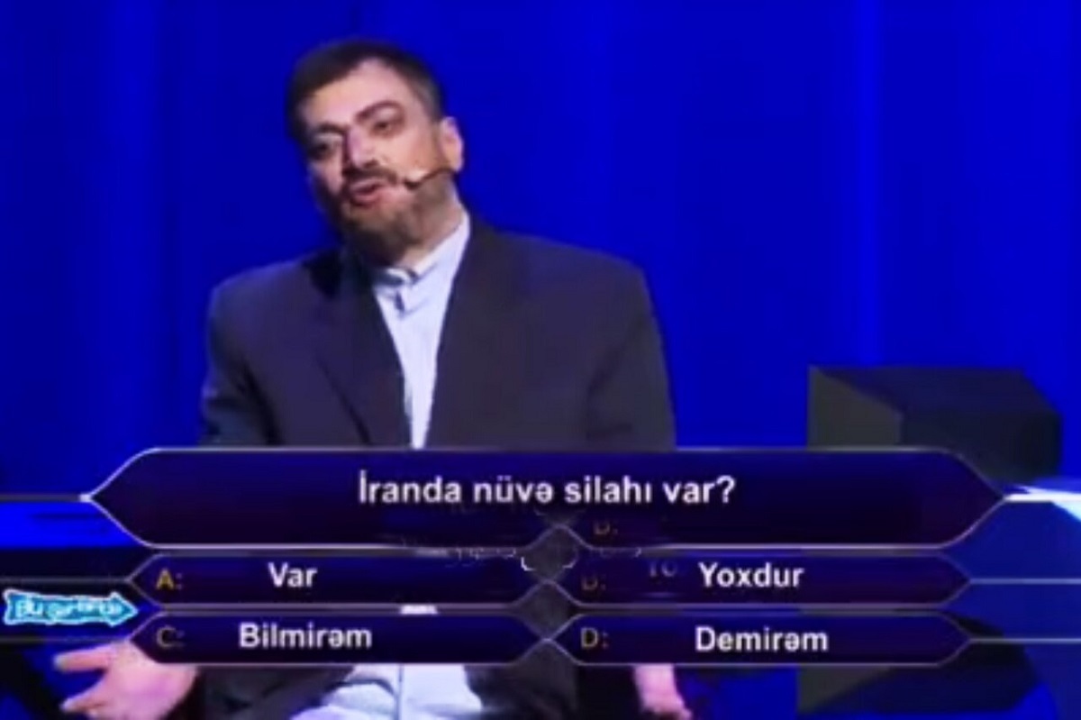 فیلم توهین گستاخانه برنامه طنز شبکه تلویزیون دولتی آذربایجان به ایران! فیلم توهین گستاخانه برنامه طنز شبکه تلویزیون دولتی آذربایجان به ایران!