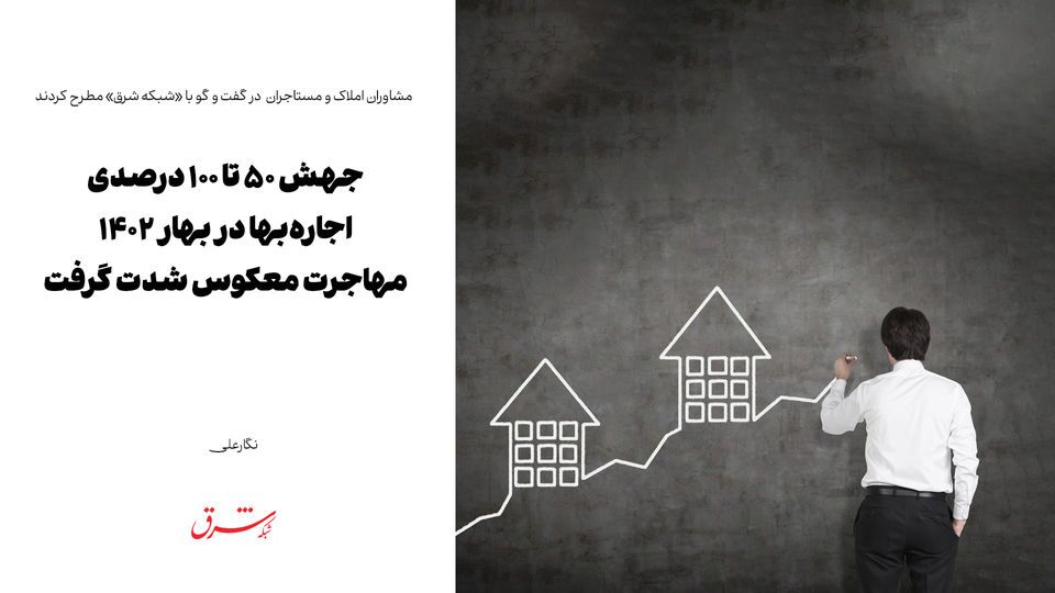 جهش ۵۰ تا ۱۰۰ درصدی اجاره‌بها در بهار ۱۴۰۲/ مهاجرت معکوس شدت گرفت