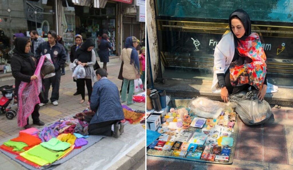 ۱۶ روز دستفروشی کردن یک خبرنگار برای تهیه گزارشی از وضعیت دستفروشان + ویدیو