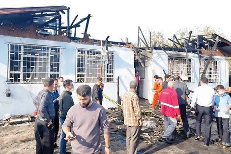 کمپ لنگرود قبل از سوختن هم « جهنم » بود