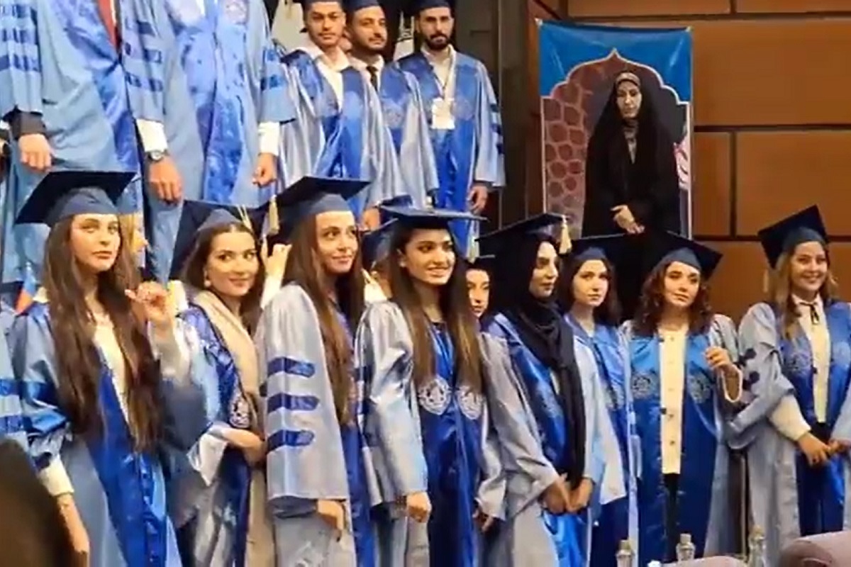 جنجالی شدن جشن فارغ‌ التحصیلی پردیس‌ کیش دانشگاه شریف/فیلم