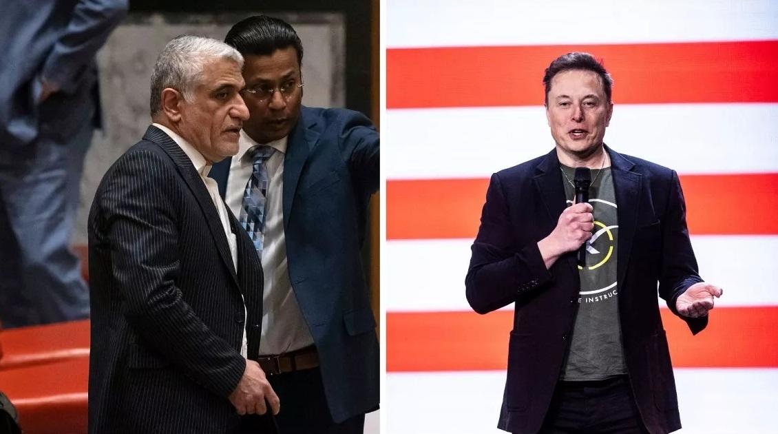 تماس دوباره ایلان ماسک با سفیر ایران در نیویورک تماس دوباره ایلان ماسک با سفیر ایران در نیویورک