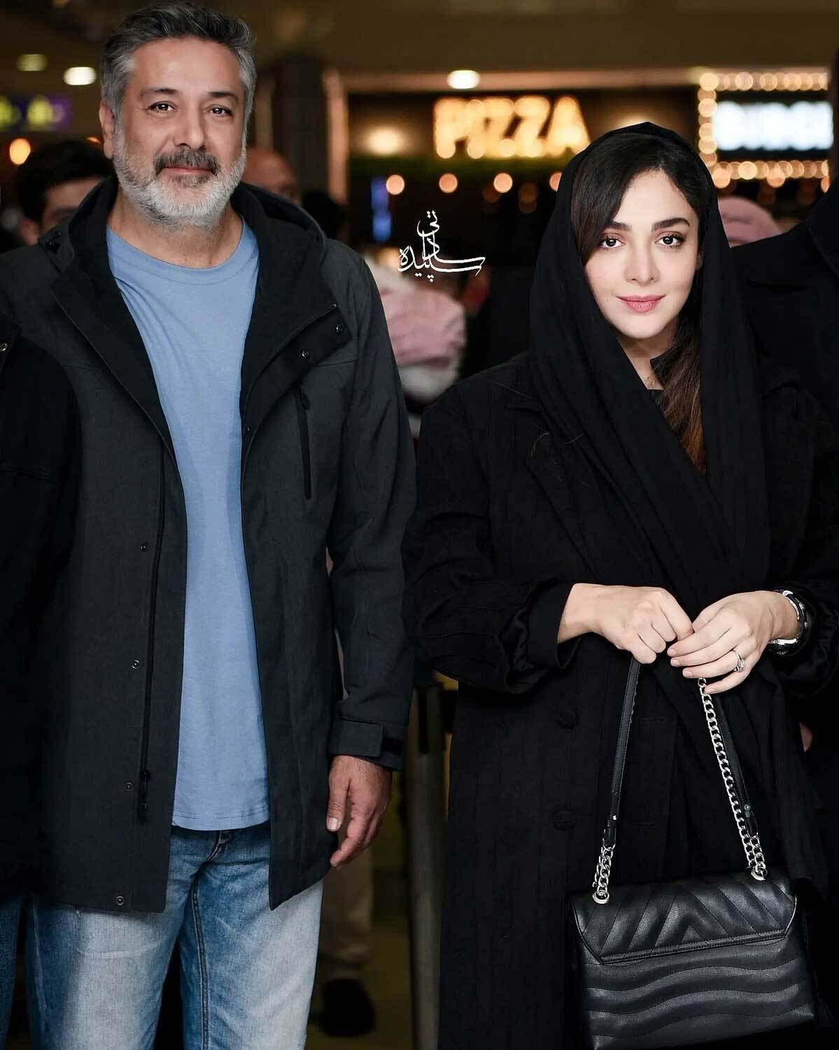 تیپ شیک و مجلسی المیرا دهقانی با تِم مشکی تیپ شیک و مجلسی المیرا دهقانی با تِم مشکی