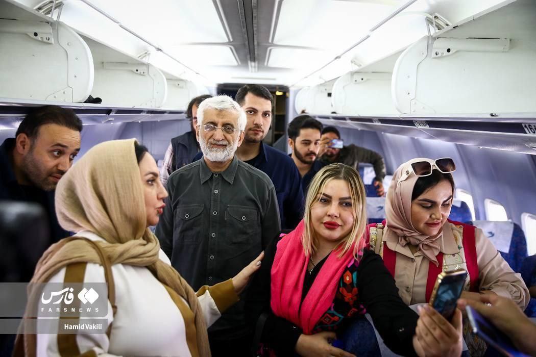 پوشش خاص چند خانم در سفر انتخاباتی جلیلی