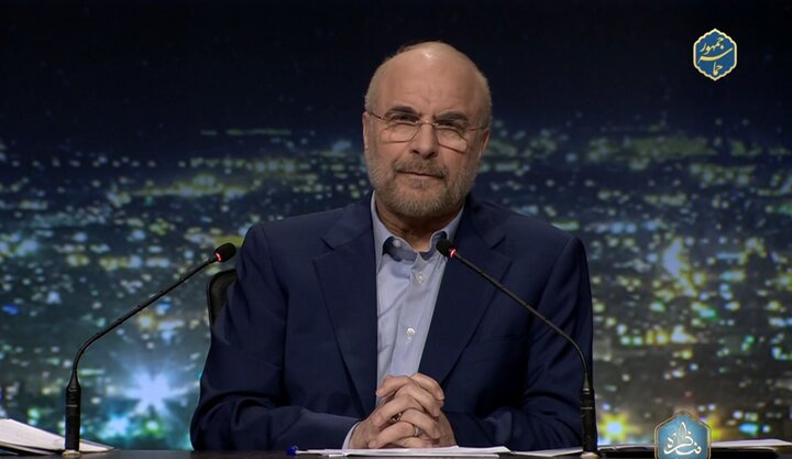 لباس متفاوت قالیباف برای حضور در تبریز!