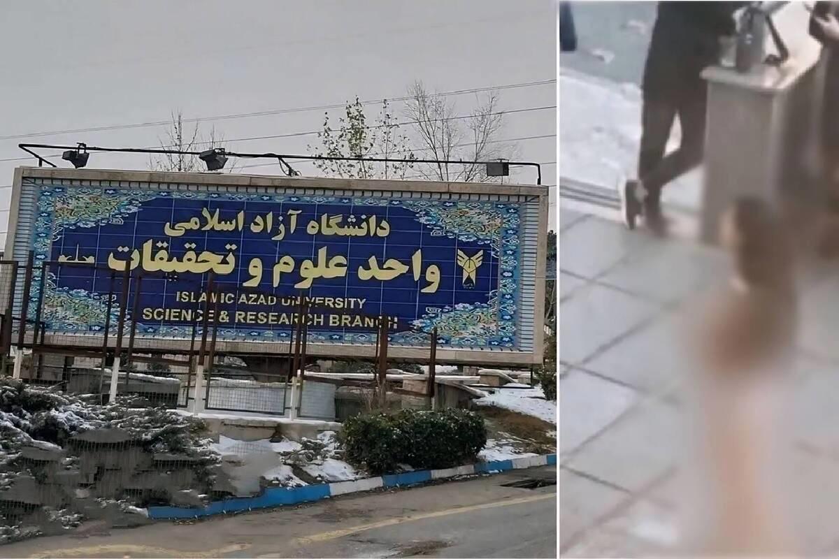 خانم برهنه دانشگاه علوم تحقیقات در بیمارستان روانی بستری شد/ مغزم توسط دیگران و با ماهواره هدایت می شود خانم برهنه دانشگاه علوم تحقیقات در بیمارستان روانی بستری شد/ مغزم توسط دیگران و با ماهواره هدایت می شود