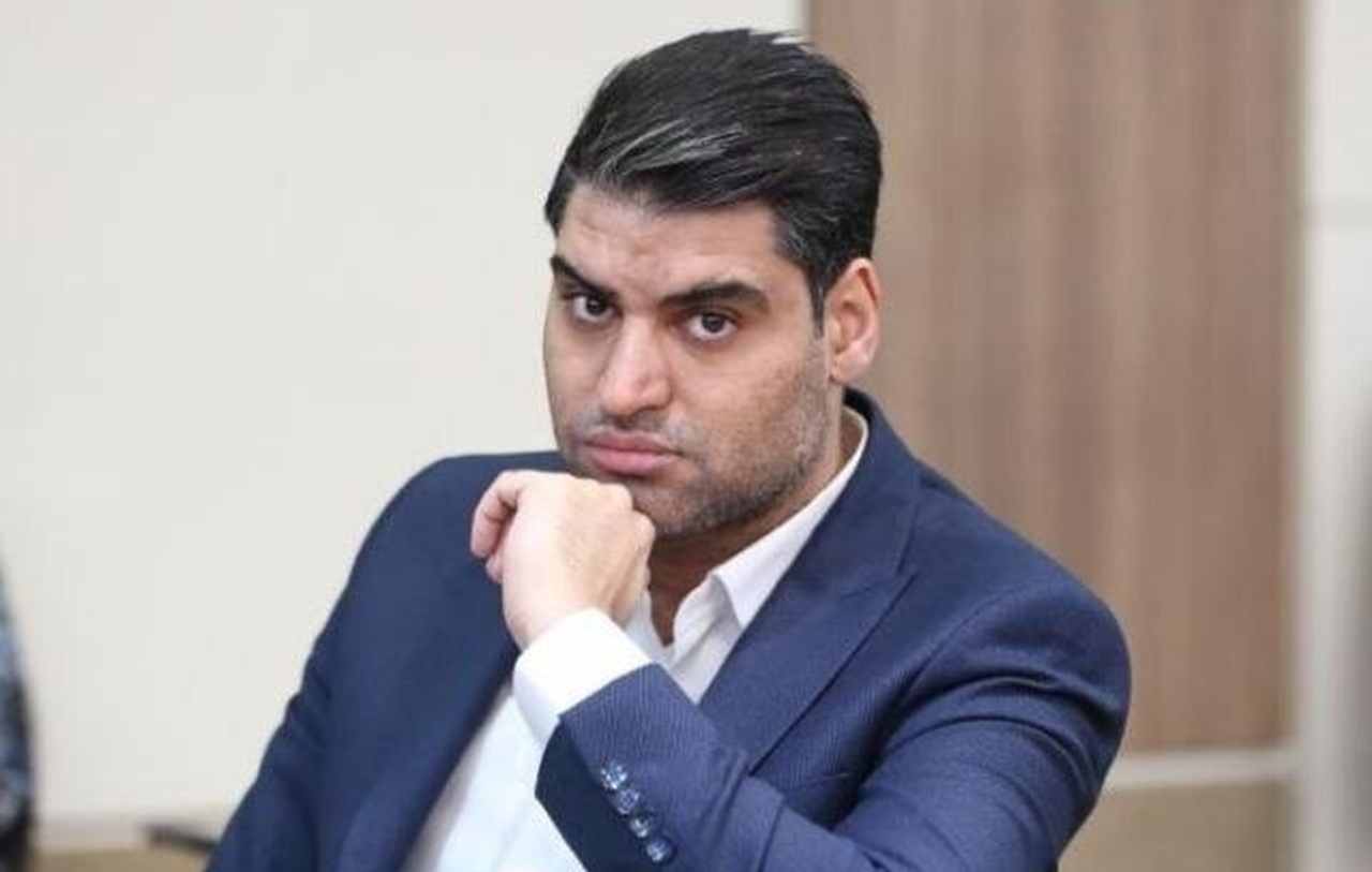 عکس از پیمان حدادی مدیرعامل باشگاه پرسپولیس