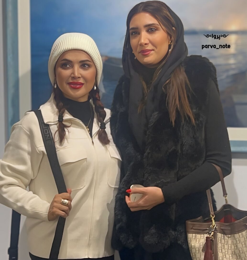 نیکی مظفری در افتتاحیهی گالری «آرامه»