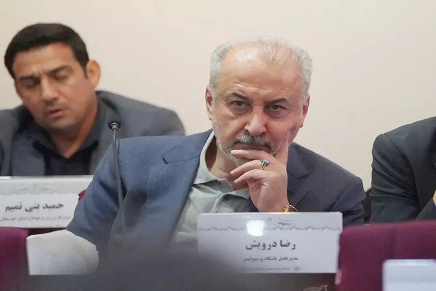 حضور درویش در جلسه فرهنگی مدیران عامل لیگ برتری