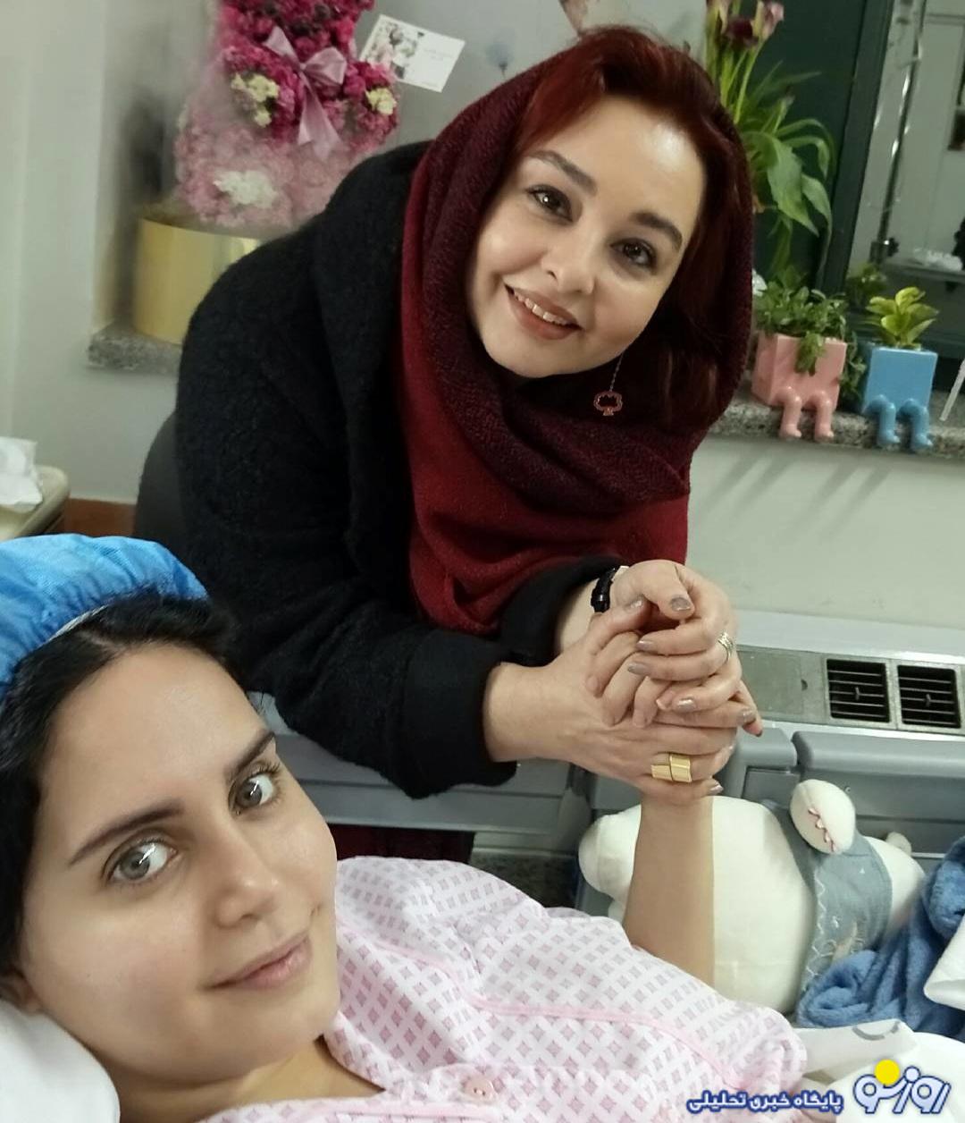 عکس جنجالی از عیادت «ماهایا پطروسیان از النار شاکردوست» در بیمارستان؛ سال 96