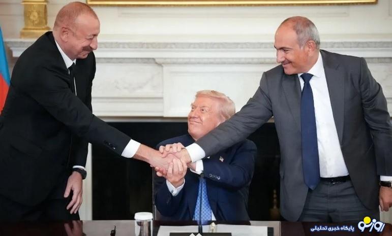 الهام و دونالد و نیکول مذاکره کردند و کریدور زنگزور را ۹۹ ساله به ترامپ واگذار کردند!