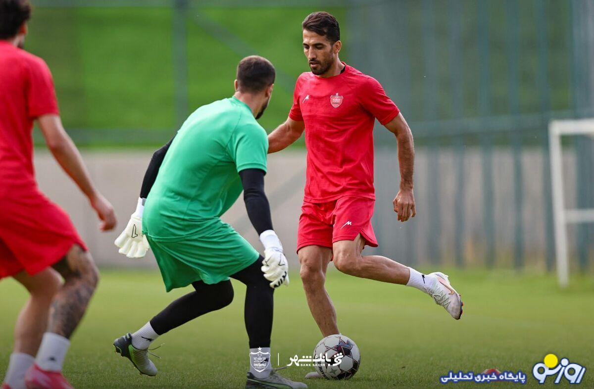 بی‌خیالی خاص ستاره محروم در تمرینات پرسپولیس