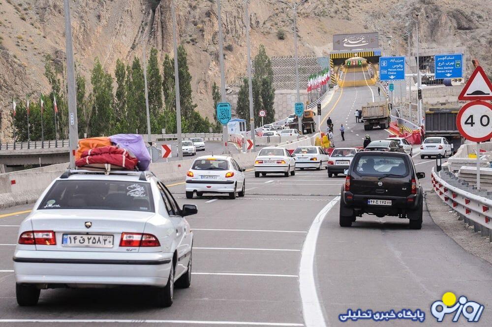 مسیر شمال به جنوب آزادراه تهران - شمال و جاده چالوس مسدود شد