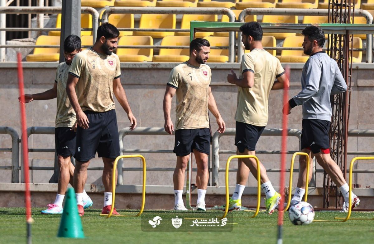 تمرین بازیکنان پرسپولیس