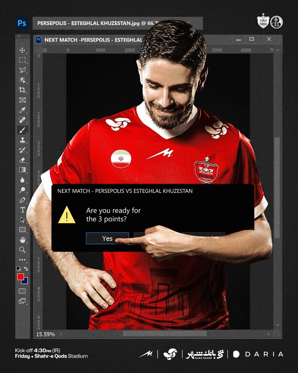 عکس| پرسپولیس به هوادارانش: آماده سه امتیازید؟ عکس| پرسپولیس به هوادارانش: آماده سه امتیازید؟