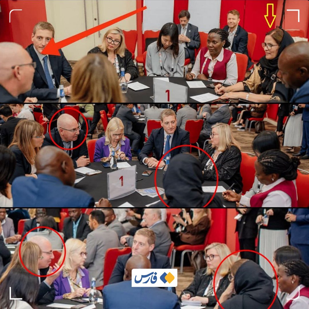 نماینده ایران با یک مقام اسرائیلی