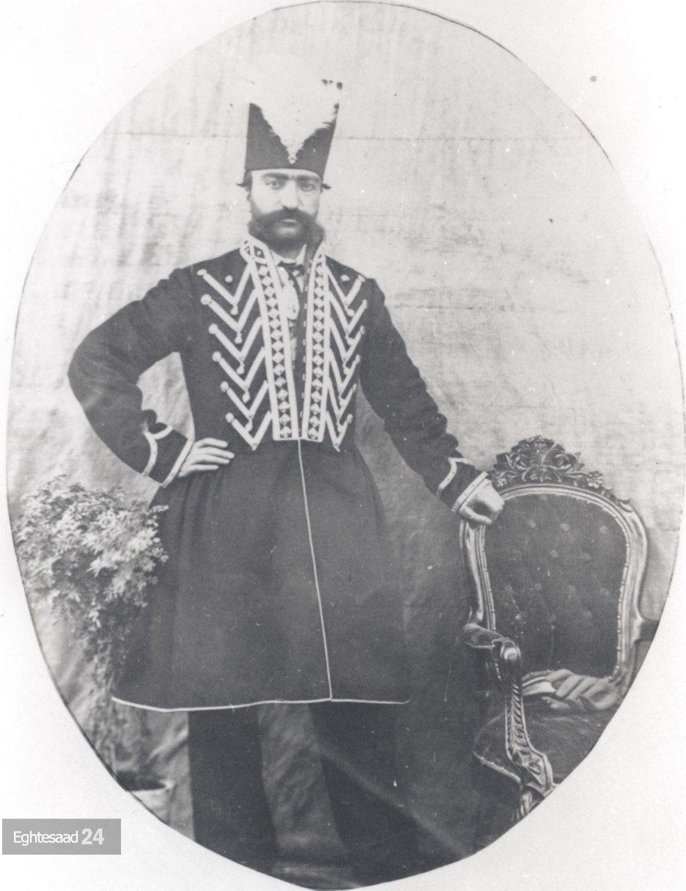 ژست ملوکانه ناصرالدین شاه ژست ملوکانه ناصرالدین شاه