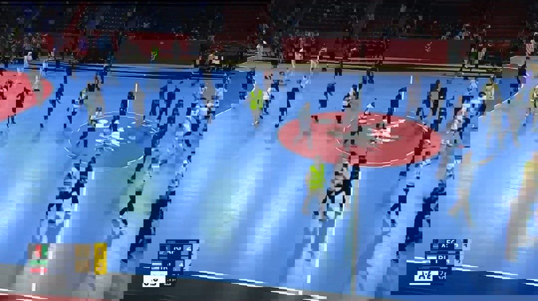 وضعیت زمین مسابقه ایران و افغانستان در فینال بازی های آسیایی جوانان